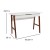 Flash Furniture GC-MBLK60-WH-WAL-GG White Computer Desk with Drawer and Walnut Frame addl-4