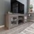 Flash Furniture GC-MBLK65-GY-GG 65" Gray Wash Oak TV Stand with Full Glass Doors up to 80" TVs addl-1