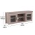 Flash Furniture GC-MBLK65-GY-GG 65" Gray Wash Oak TV Stand with Full Glass Doors up to 80" TVs addl-4