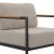 Flash Furniture GM-201027-1S-GY-GG Black Aluminum Frame Patio Chair with Teak Arm Accents and Beige Cushions addl-6