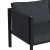 Flash Furniture GM-201108-2S-CH-GG Black Steel Frame Loveseat with Charcoal Cushions & Storage Pockets addl-6