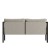 Flash Furniture GM-201108-2S-GY-GG Black Steel Frame Loveseat with Beige Cushions & Storage Pockets addl-5