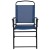 Flash Furniture GM-202012-NV-GG 6 Piece Navy Patio Garden Set with Umbrella, Table and 4 Folding Chairs addl-11