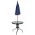 Flash Furniture GM-202012-NV-GG 6 Piece Navy Patio Garden Set with Umbrella, Table and 4 Folding Chairs addl-7