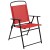 Flash Furniture GM-202012-RD-GG 6 Piece Red Patio Garden Set with Umbrella, Table and 4 Folding Chairs addl-8