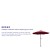 Flash Furniture GM-402003-RED-GG Red 9 Ft. Round Umbrella, 1.5" Diameter Aluminum Pole - Crank and Tilt Function addl-3