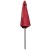 Flash Furniture GM-402003-RED-GG Red 9 Ft. Round Umbrella, 1.5" Diameter Aluminum Pole - Crank and Tilt Function addl-8