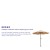 Flash Furniture GM-402003-TAN-GG Tan 9 Ft. Round Umbrella, 1.5" Diameter Aluminum Pole - Crank and Tilt Function addl-3