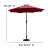 Flash Furniture GM-402003-UB19B-RED-GG Red 9 Ft. Round Umbrella - Crank and Tilt Function. Standing Umbrella Base addl-5