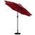 Flash Furniture GM-402003-UB19B-RED-GG Red 9 Ft. Round Umbrella - Crank and Tilt Function. Standing Umbrella Base addl-6