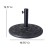 Flash Furniture GM-UB19-BRNZ-GG Universal Bronze Cement Patio Umbrella Base with Weatherproof Plastic Polymer Coating - 19.25" Diameter addl-4