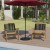 Flash Furniture GM-UB19-BRNZ-GG Universal Bronze Cement Patio Umbrella Base with Weatherproof Plastic Polymer Coating - 19.25" Diameter addl-6