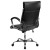 Flash Furniture GO-1297H-HIGH-BK-GG High Back Designer Quilted Black LeatherSoft Executive Swivel Office Chair, Chrome Base and Arms addl-4