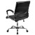 Flash Furniture GO-1297M-MID-BK-GG Mid-Back Designer Black LeatherSoft Executive Swivel Office Chair, Chrome Base and Arms addl-3