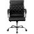 Flash Furniture GO-1297M-MID-BK-GG Mid-Back Designer Black LeatherSoft Executive Swivel Office Chair, Chrome Base and Arms addl-5