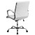 Flash Furniture GO-1297M-MID-WHITE-GG Mid-Back Designer White LeatherSoft Executive Swivel Office Chair, Chrome Base and Arms addl-3