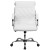 Flash Furniture GO-1297M-MID-WHITE-GG Mid-Back Designer White LeatherSoft Executive Swivel Office Chair, Chrome Base and Arms addl-5