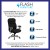 Flash Furniture GO-1534-BK-FAB-GG Big & Tall 400 lb. Black Fabric Executive Ergonomic Office Chair with Adjustable Arms addl-3