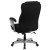 Flash Furniture GO-1534-BK-FAB-GG Big & Tall 400 lb. Black Fabric Executive Ergonomic Office Chair with Adjustable Arms addl-7