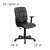 Flash Furniture GO-1691-1-BK-A-GG Mid-Back Black Quilted Vinyl Swivel Task Office Chair with Arms addl-6