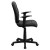 Flash Furniture GO-1691-1-BK-A-GG Mid-Back Black Quilted Vinyl Swivel Task Office Chair with Arms addl-9