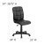 Flash Furniture GO-1691-1-BK-GG Mid-Back Black Quilted Vinyl Swivel Task Office Chair addl-6
