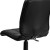 Flash Furniture GO-1691-1-BK-GG Mid-Back Black Quilted Vinyl Swivel Task Office Chair addl-7