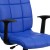 Flash Furniture GO-1691-1-BLUE-A-GG Mid-Back Blue Quilted Vinyl Swivel Task Office Chair with Arms addl-8
