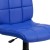 Flash Furniture GO-1691-1-BLUE-GG Mid-Back Blue Quilted Vinyl Swivel Task Office Chair addl-11