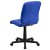 Flash Furniture GO-1691-1-BLUE-GG Mid-Back Blue Quilted Vinyl Swivel Task Office Chair addl-7