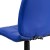 Flash Furniture GO-1691-1-BLUE-GG Mid-Back Blue Quilted Vinyl Swivel Task Office Chair addl-8