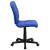 Flash Furniture GO-1691-1-BLUE-GG Mid-Back Blue Quilted Vinyl Swivel Task Office Chair addl-9