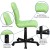 Flash Furniture GO-1691-1-GREEN-GG Mid-Back Green Quilted Vinyl Swivel Task Office Chair addl-5