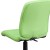 Flash Furniture GO-1691-1-GREEN-GG Mid-Back Green Quilted Vinyl Swivel Task Office Chair addl-8