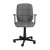 Flash Furniture GO-1691-1-GY-A-GG Mid-Back Gray Quilted Vinyl Swivel Task Office Chair with Arms addl-10
