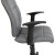 Flash Furniture GO-1691-1-GY-A-GG Mid-Back Gray Quilted Vinyl Swivel Task Office Chair with Arms addl-8