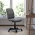 Flash Furniture GO-1691-1-GY-GG Mid-Back Gray Quilted Vinyl Swivel Task Office Chair addl-1