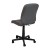 Flash Furniture GO-1691-1-GY-GG Mid-Back Gray Quilted Vinyl Swivel Task Office Chair addl-7