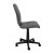 Flash Furniture GO-1691-1-GY-GG Mid-Back Gray Quilted Vinyl Swivel Task Office Chair addl-9