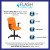 Flash Furniture GO-1691-1-ORG-A-GG Mid-Back Orange Quilted Vinyl Swivel Task Office Chair with Arms addl-3