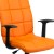 Flash Furniture GO-1691-1-ORG-A-GG Mid-Back Orange Quilted Vinyl Swivel Task Office Chair with Arms addl-8