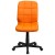 Flash Furniture GO-1691-1-ORG-GG Mid-Back Orange Quilted Vinyl Swivel Task Office Chair addl-10