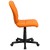 Flash Furniture GO-1691-1-ORG-GG Mid-Back Orange Quilted Vinyl Swivel Task Office Chair addl-9