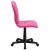 Flash Furniture GO-1691-1-PINK-GG Mid-Back Pink Quilted Vinyl Swivel Task Office Chair addl-9