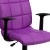 Flash Furniture GO-1691-1-PUR-A-GG Mid-Back Purple Quilted Vinyl Swivel Task Office Chair with Arms addl-11