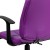 Flash Furniture GO-1691-1-PUR-A-GG Mid-Back Purple Quilted Vinyl Swivel Task Office Chair with Arms addl-8