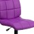Flash Furniture GO-1691-1-PUR-GG Mid-Back Purple Quilted Vinyl Swivel Task Office Chair addl-11
