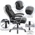 Flash Furniture GO-1850-1-LEA-GG Big & Tall 500 lb. Black LeatherSoft Executive Swivel Ergonomic Office Chair with Arms addl-5