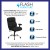 Flash Furniture GO-2031F-GG Big & Tall 400 lb. Black Fabric Ergonomic Task Office Chair with Adjustable Arms addl-3