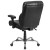 Flash Furniture GO-2031-LEA-GG Big & Tall 400 lb. Black LeatherSoft Ergonomic Task Office Chair with Arms addl-6